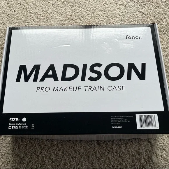 NEW Fancii Madison Travel Large Makeup Bag - Picture 6 of 8